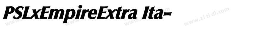 PSLxEmpireExtra Ita字体转换